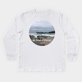 My Kind Of Therapy 01 ROUND Kids Long Sleeve T-Shirt